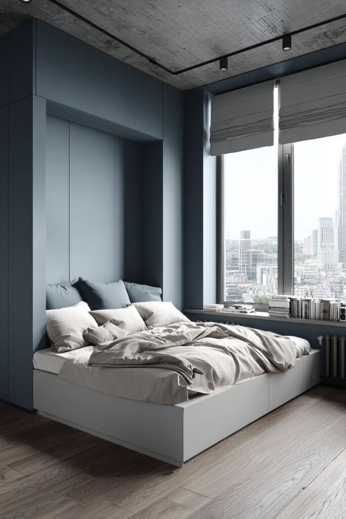 Scandinavian Minimalist Teal Accent