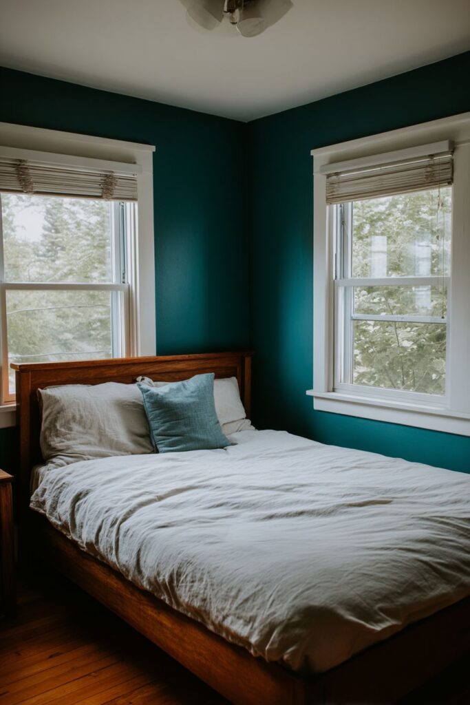 Scandinavian Minimalist Teal Accent