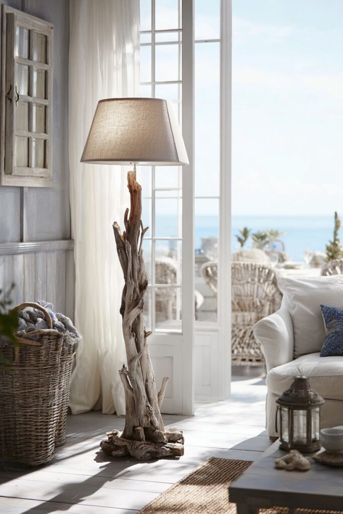 Coastal Serenity with Natural Materials