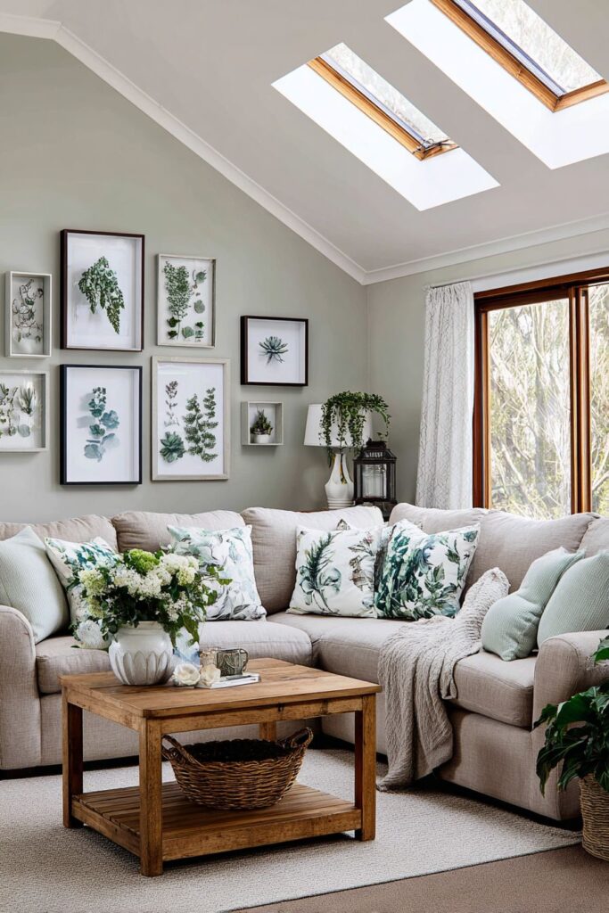 Living Botanical Gallery with Shadow Boxes