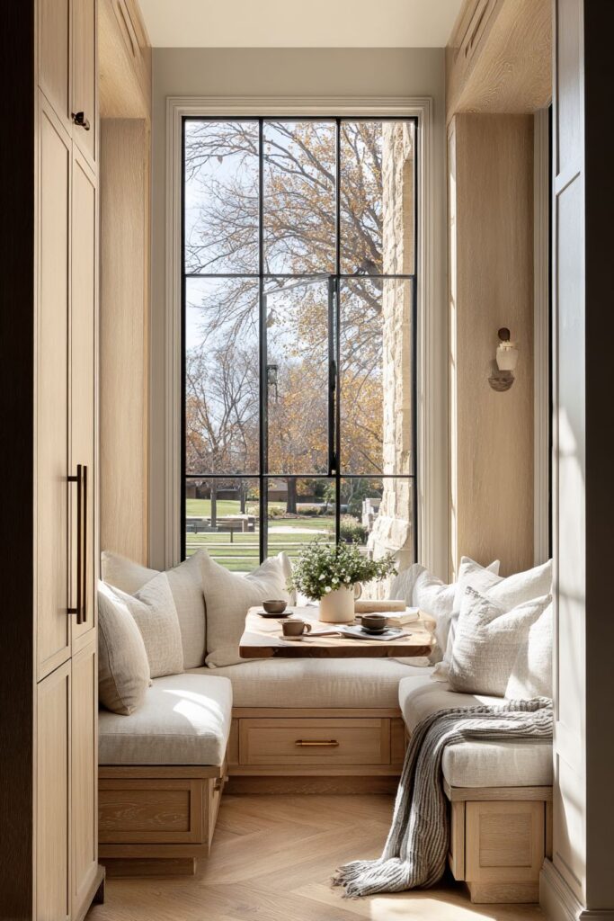 Breakfast Nook with Garden Views