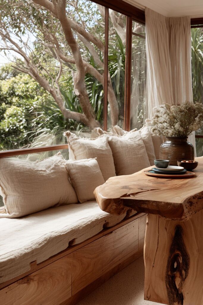 Breakfast Nook with Garden Views