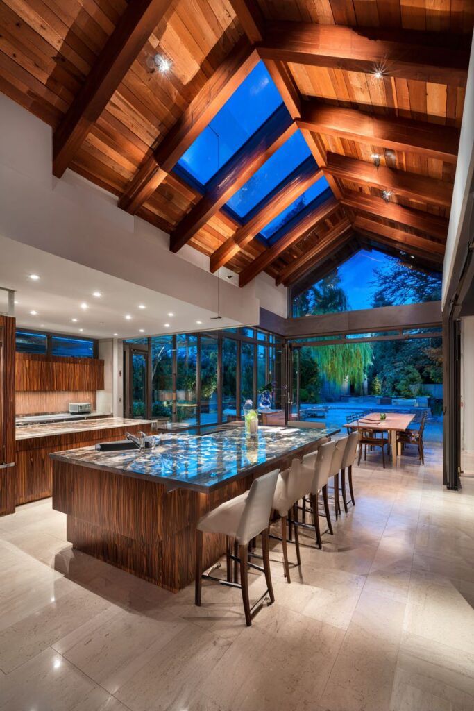 Vaulted Scissor Truss Drama