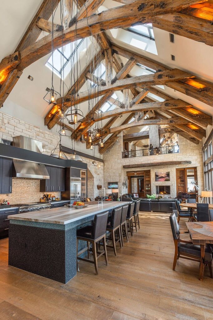 Vaulted Scissor Truss Drama