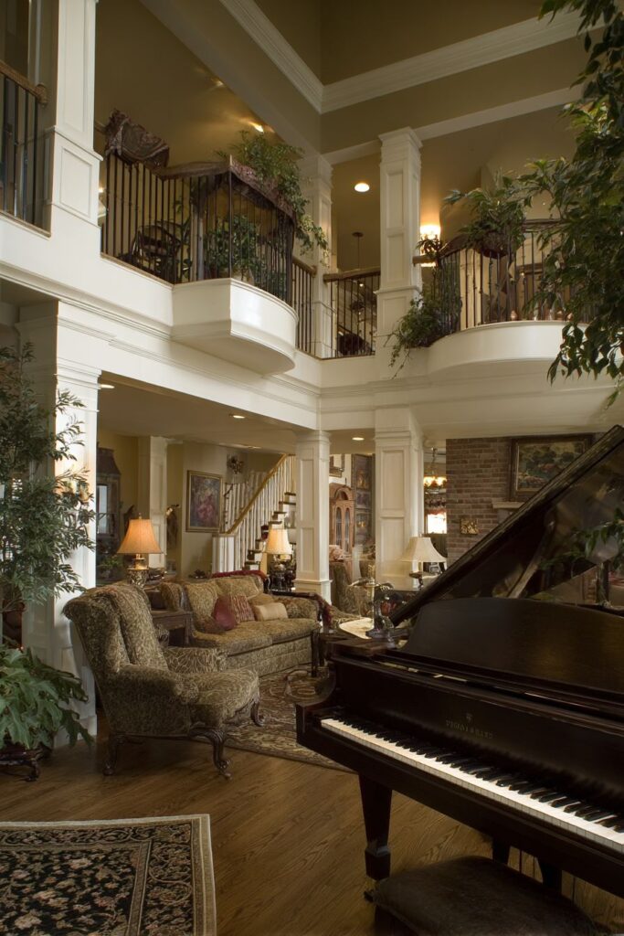 Piano Focal Point with Musical Elegance
