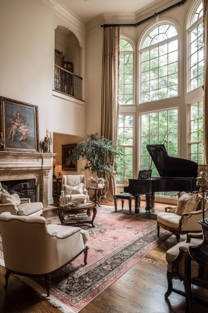 Piano Focal Point with Musical Elegance