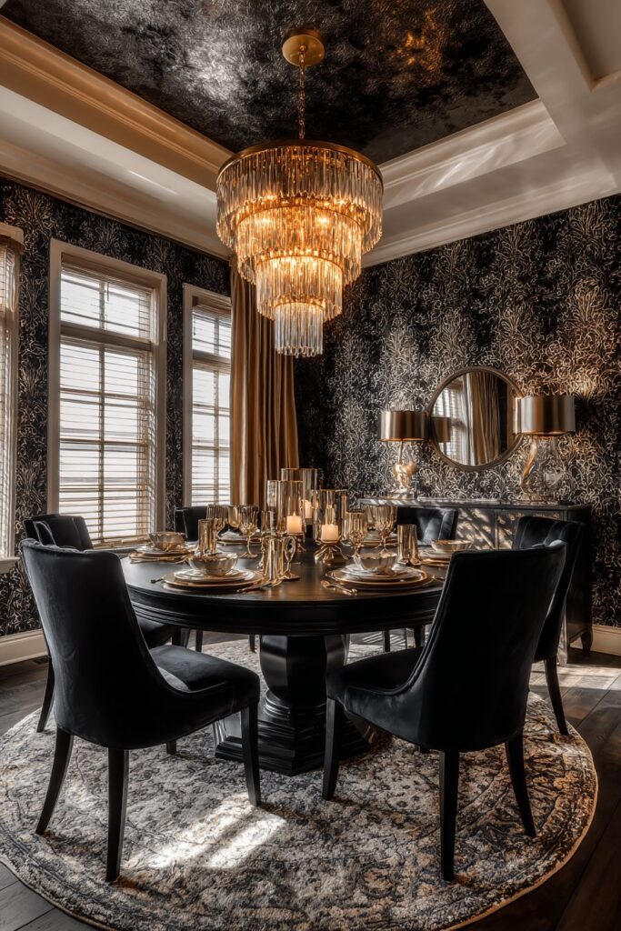 Formal Crystal and Gold Opulence