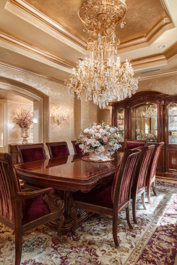 Formal Crystal and Gold Opulence