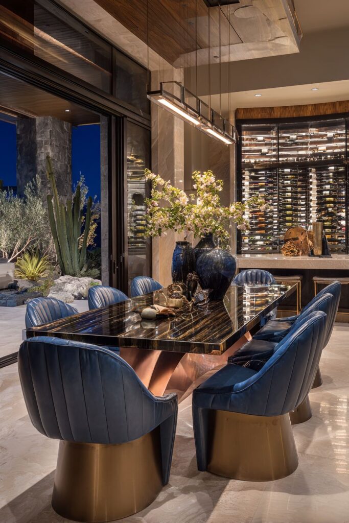 Copper and Navy Maritime Luxury