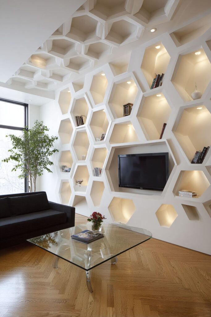 Geometric Media Wall Precision