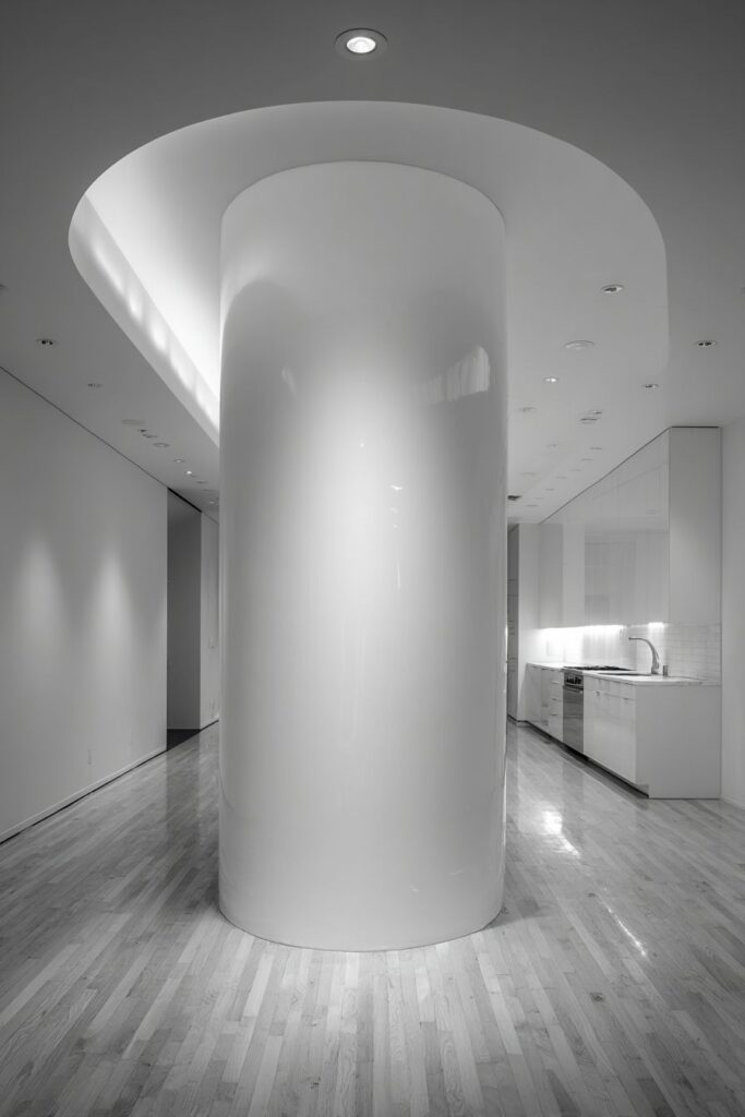 Sculptural Utility Column Innovation
