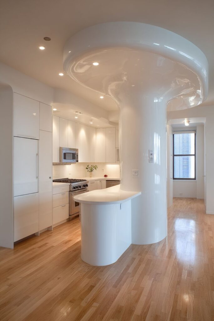 Sculptural Utility Column Innovation