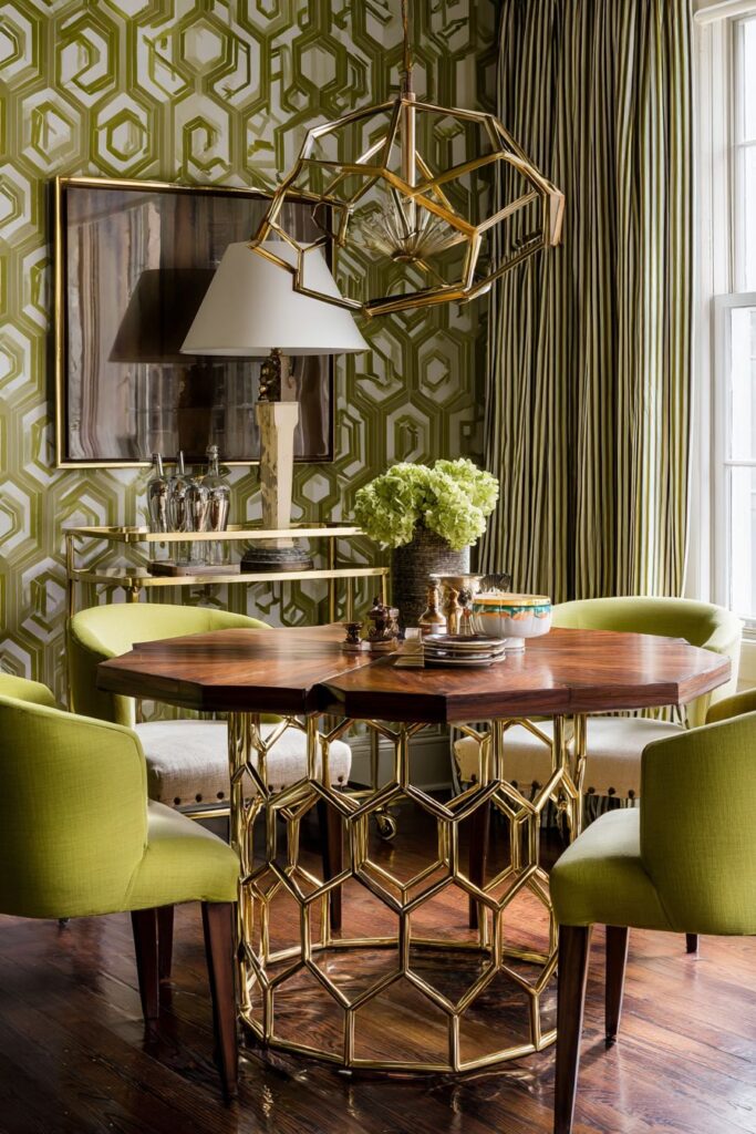 Hexagonal Innovation with Avocado Appeal