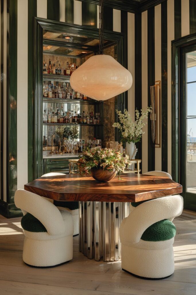 Hexagonal Innovation with Avocado Appeal