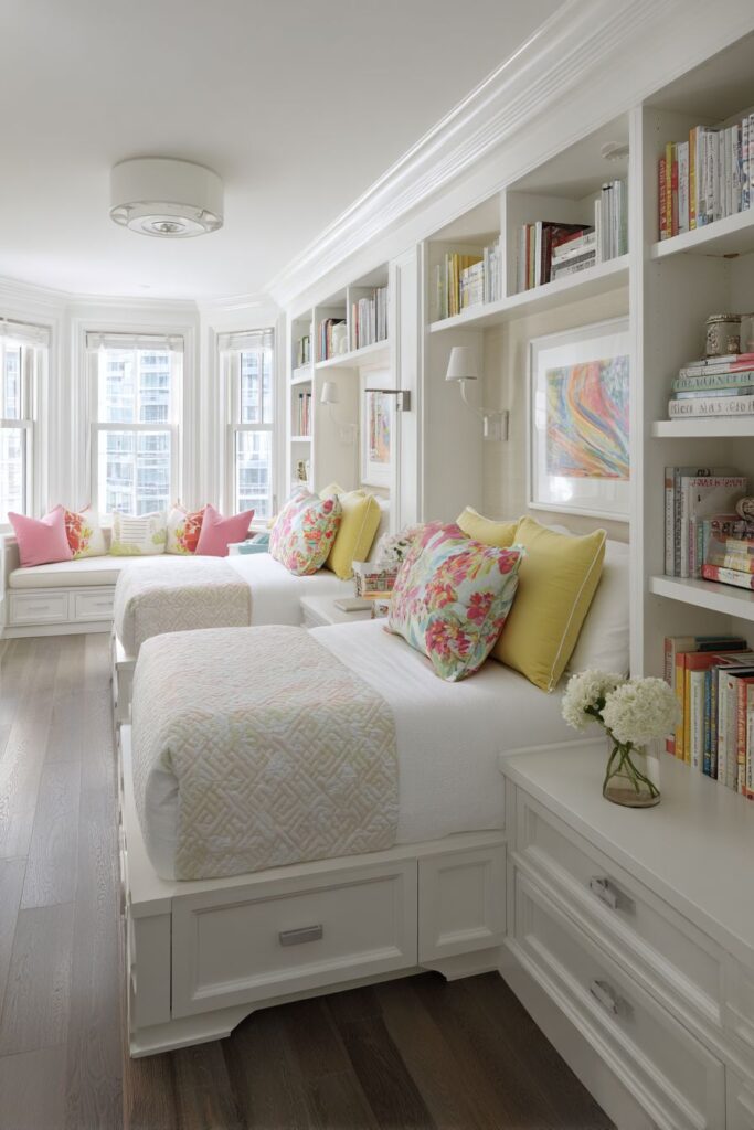 Captain's Beds with Extensive Built-In Storage