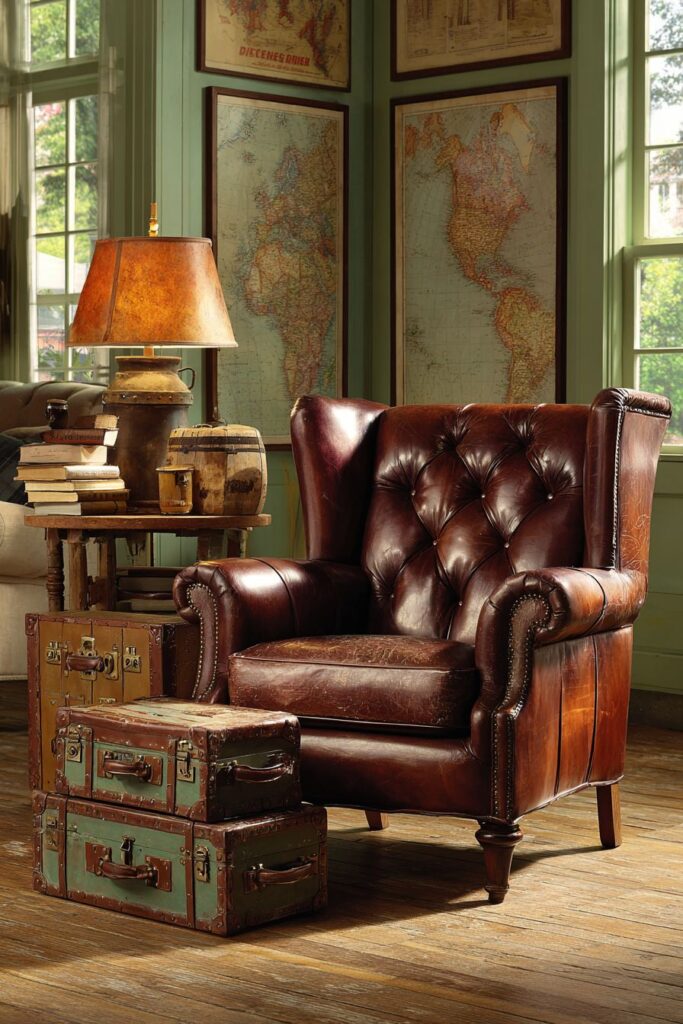 Travel-Inspired Cognac Leather Study