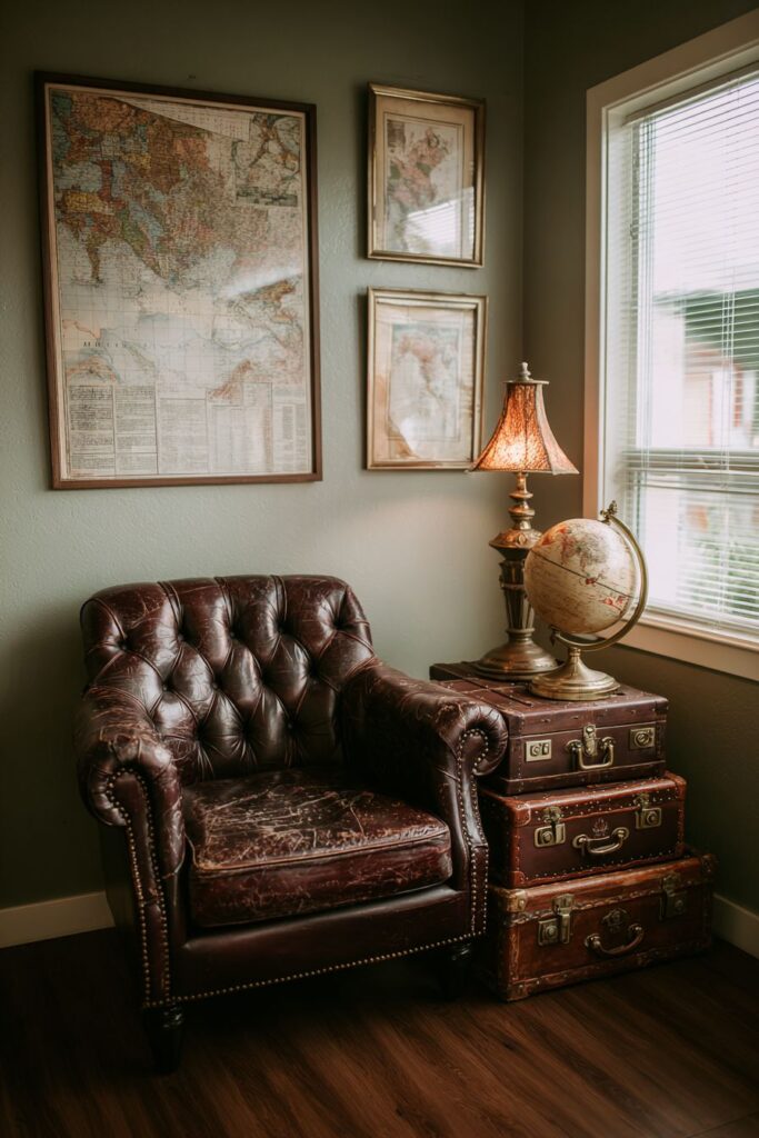 Travel-Inspired Cognac Leather Study