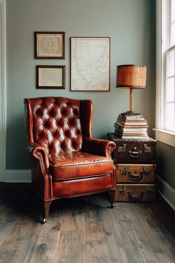 Travel-Inspired Cognac Leather Study