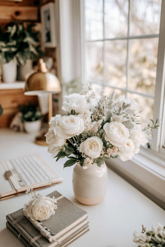 Winter Home Office Sanctuary