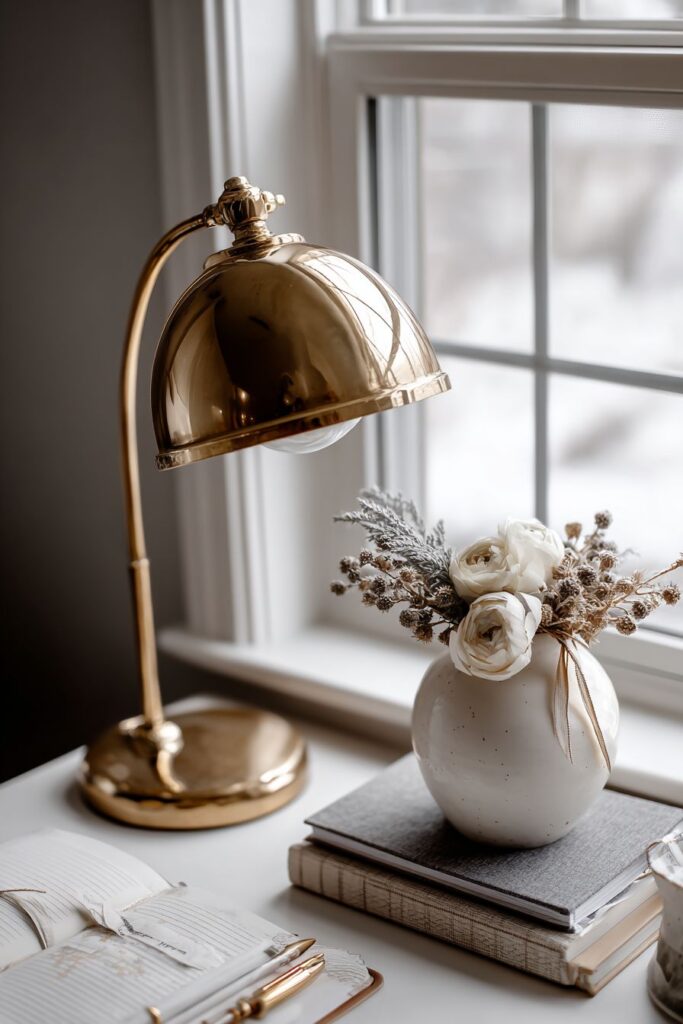 Winter Home Office Sanctuary