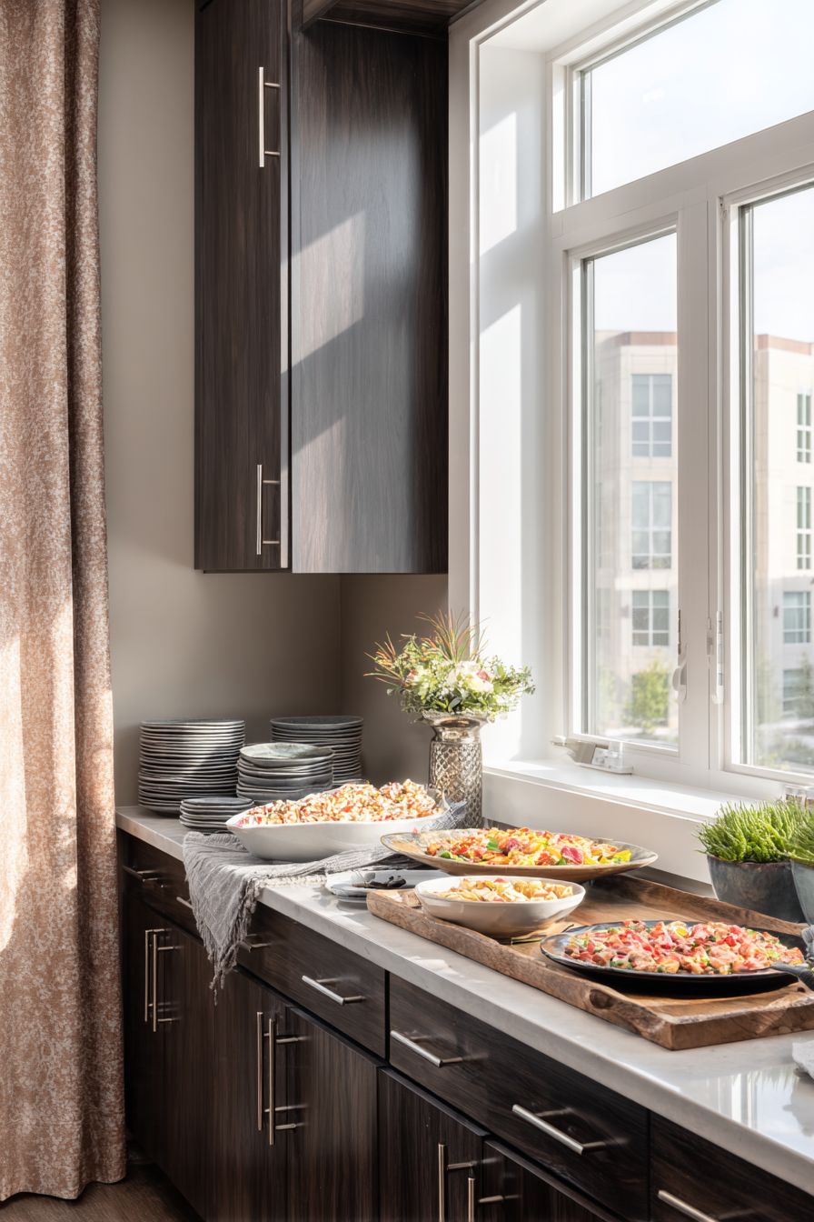 Maintain Clear Serving Space