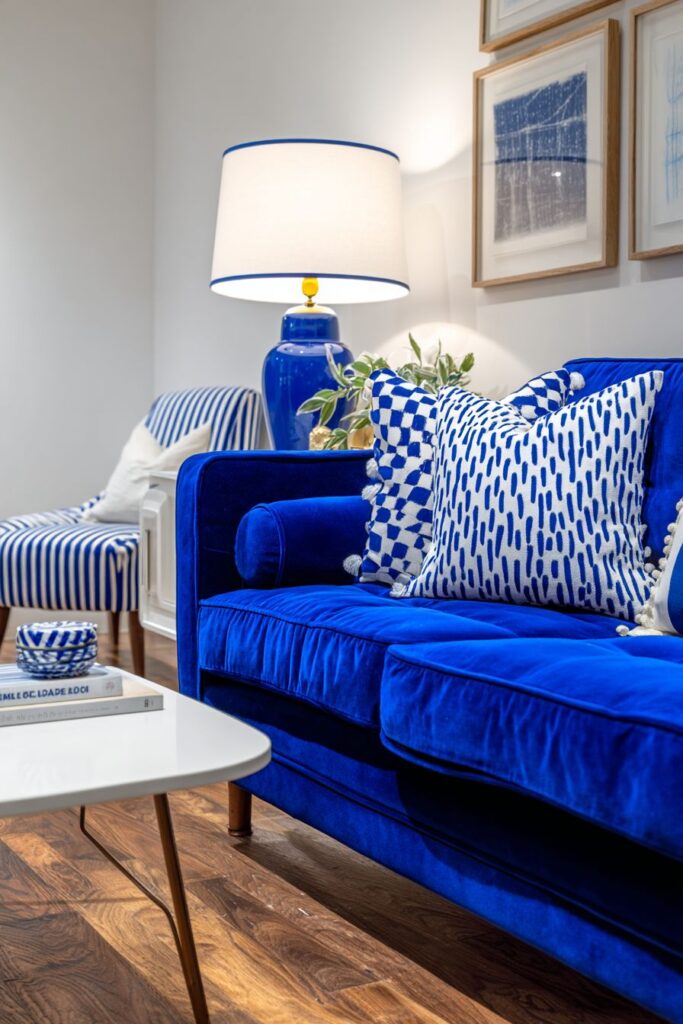 Mid-Century Modern Brass Accent Sophistication