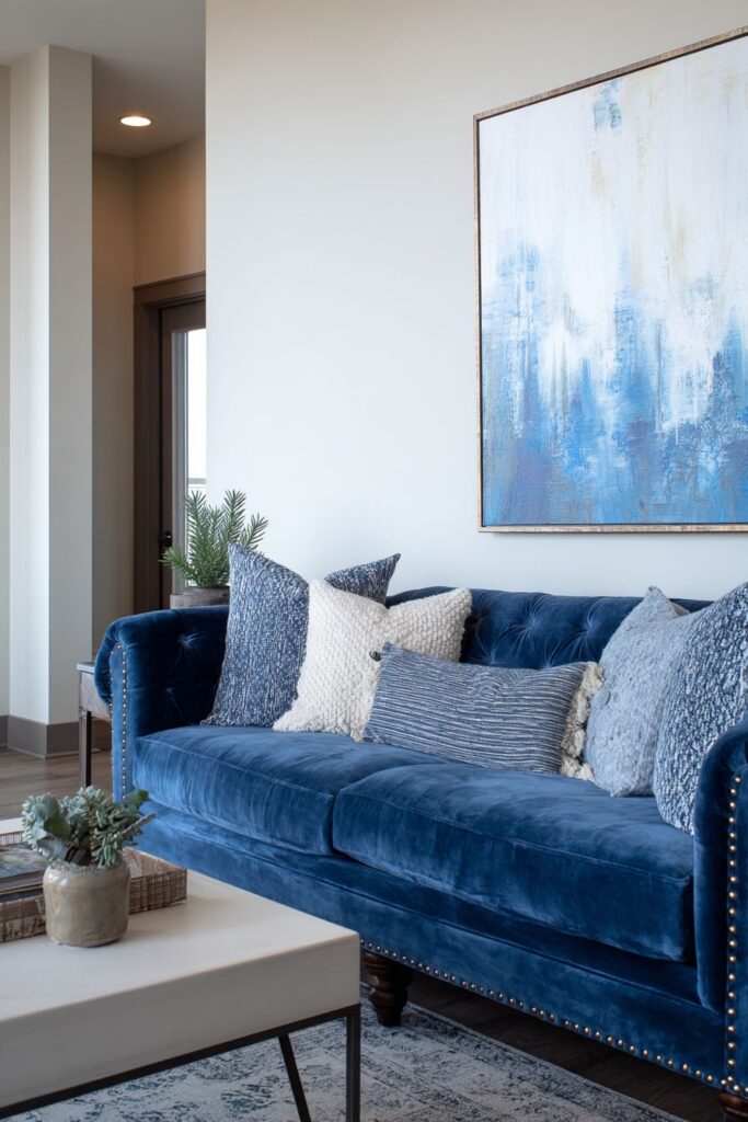 Mid-Century Modern Brass Accent Sophistication