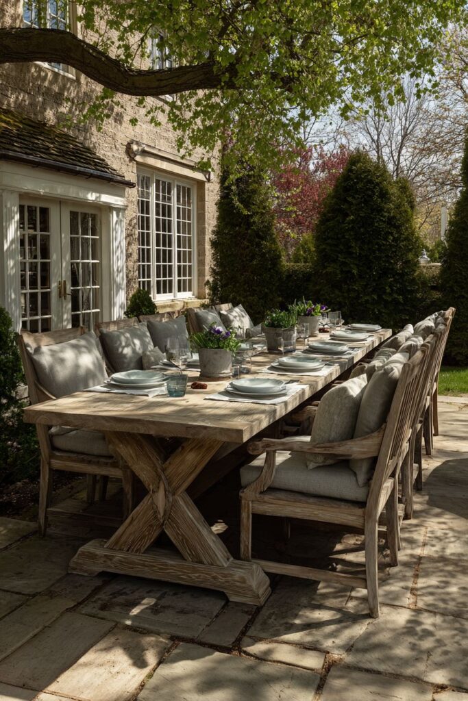 Alfresco Easter Table Setting