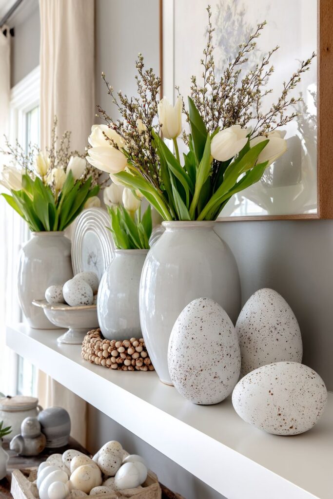 Modern Farmhouse Asymmetrical Shelves