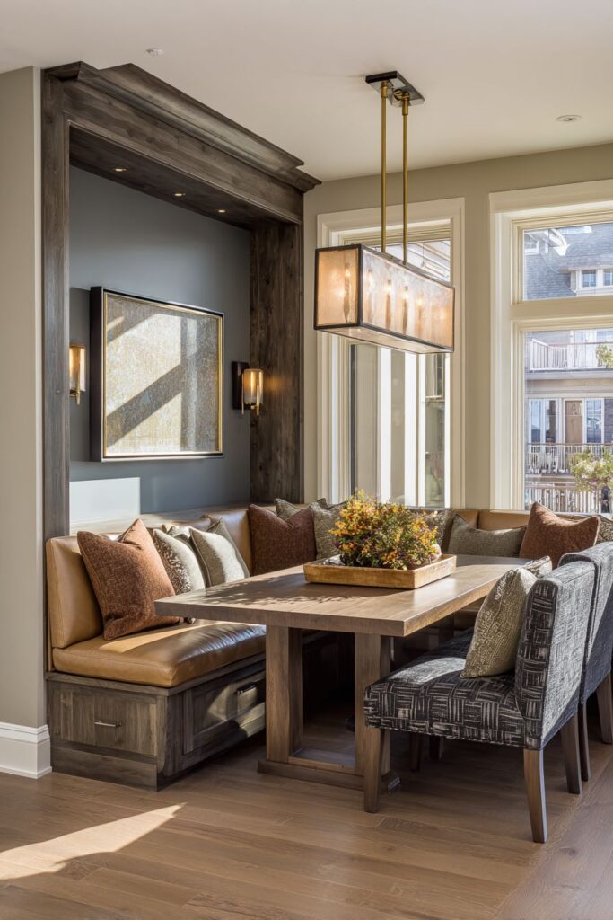 Dining Banquette Autumn Luxury