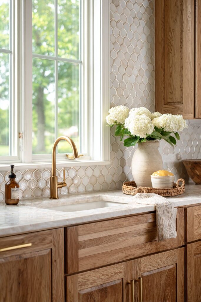 Handcrafted Ceramic Tile with Natural Variations