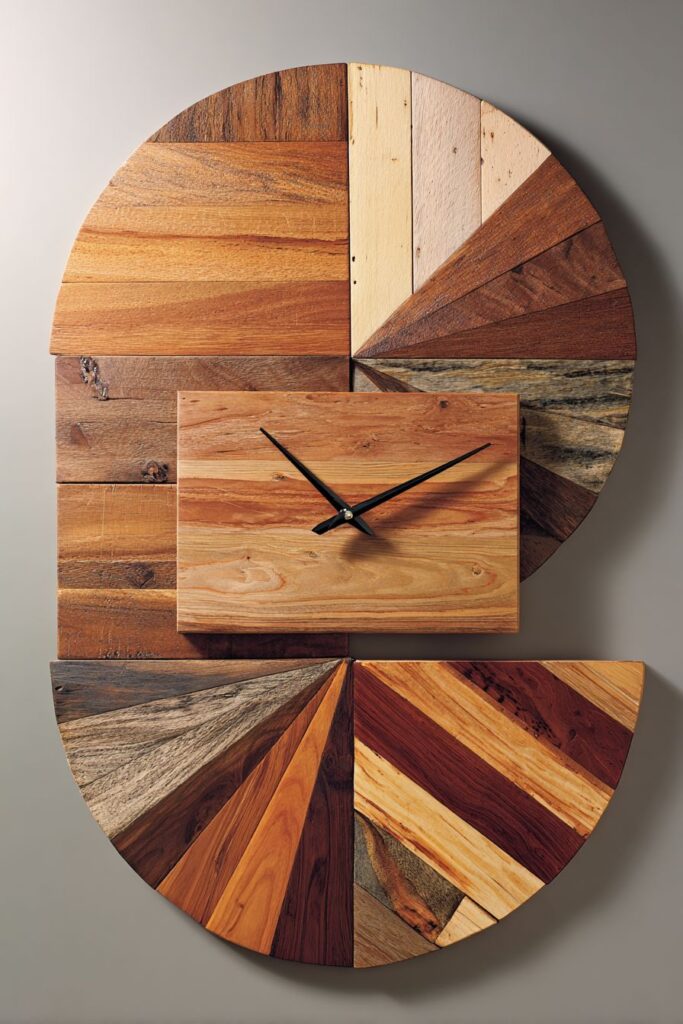 Repurposed Cutting Board Clock Installation