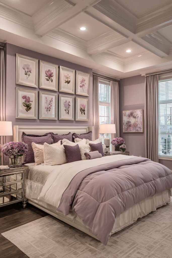 Curated Master Bedroom with Gallery Wall