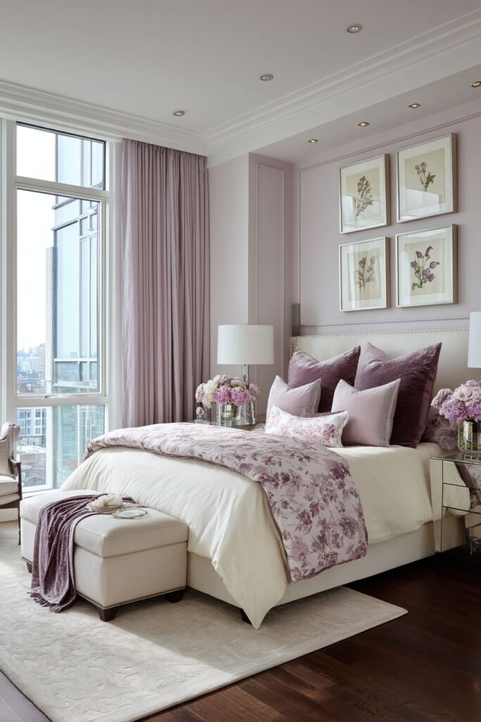 Curated Master Bedroom with Gallery Wall