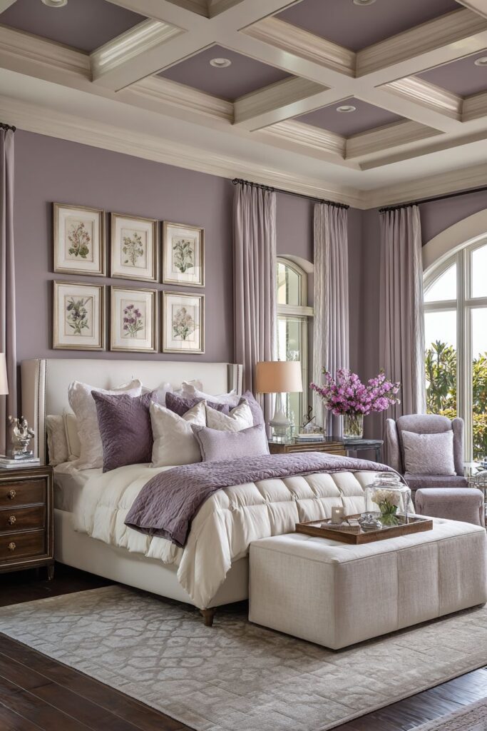 Curated Master Bedroom with Gallery Wall