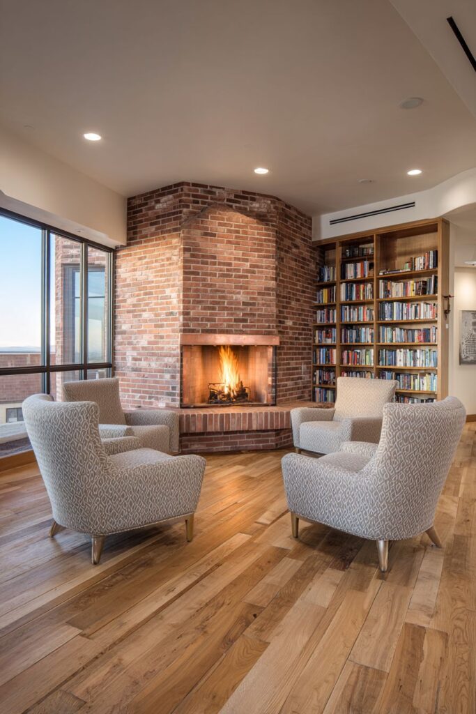 Intimate Fireplace Settings