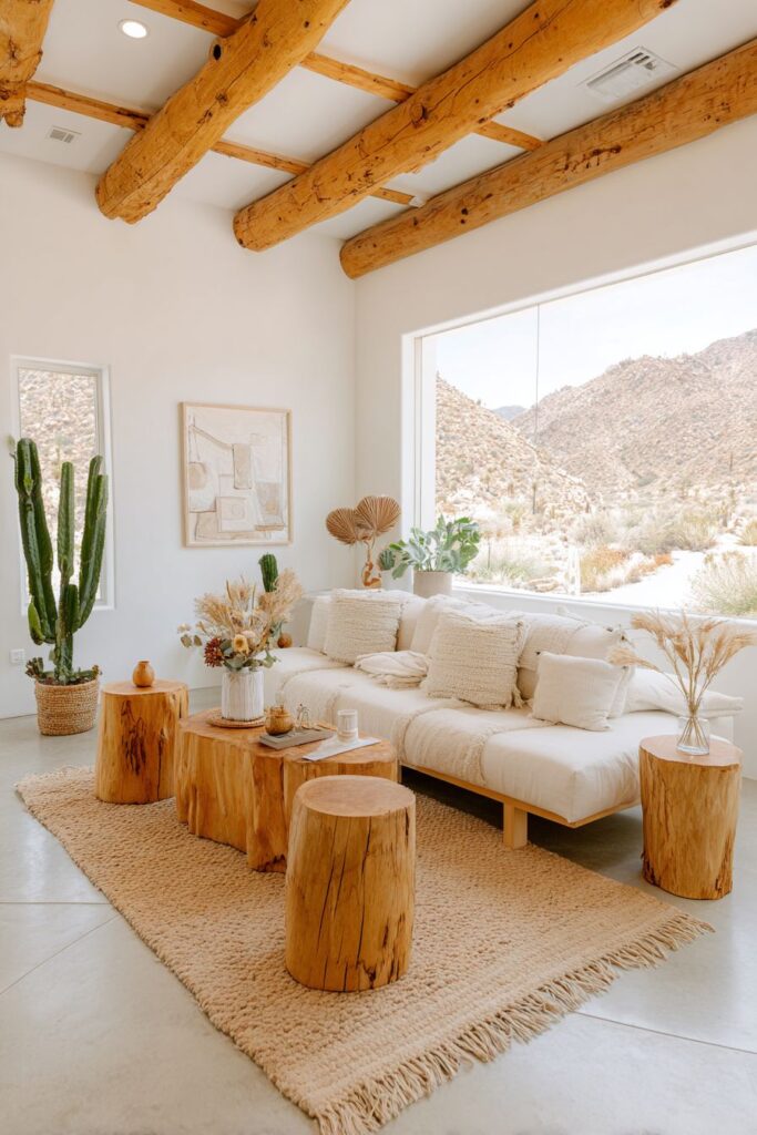 Rustic Minimalism with Natural Materials
