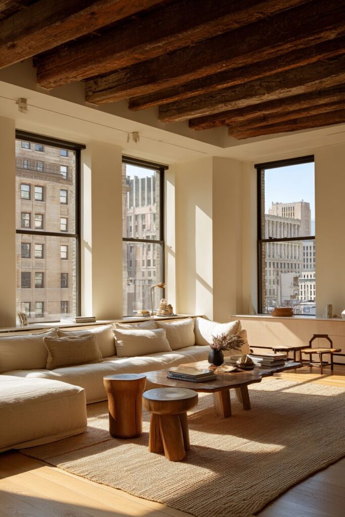 Rustic Minimalism with Natural Materials