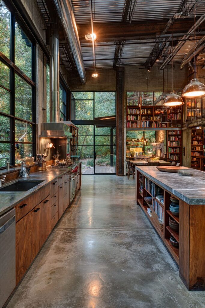 Library-Style Sliding Ladder Storage System