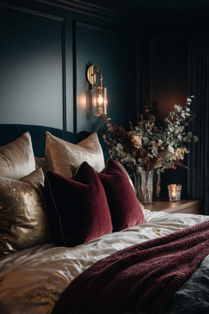 Teal and Gold Sophistication with Natural Elements