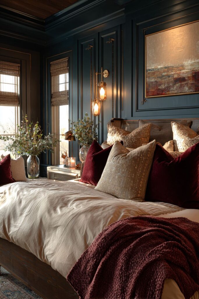 Teal and Gold Sophistication with Natural Elements