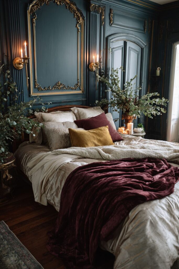 Teal and Gold Sophistication with Natural Elements