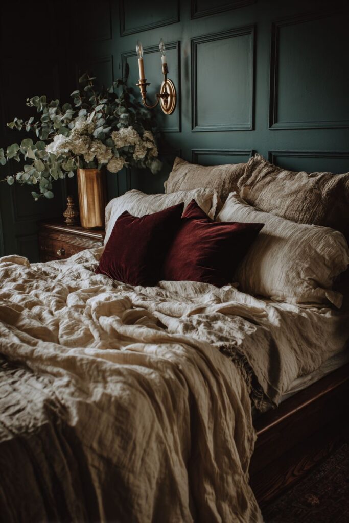 Teal and Gold Sophistication with Natural Elements