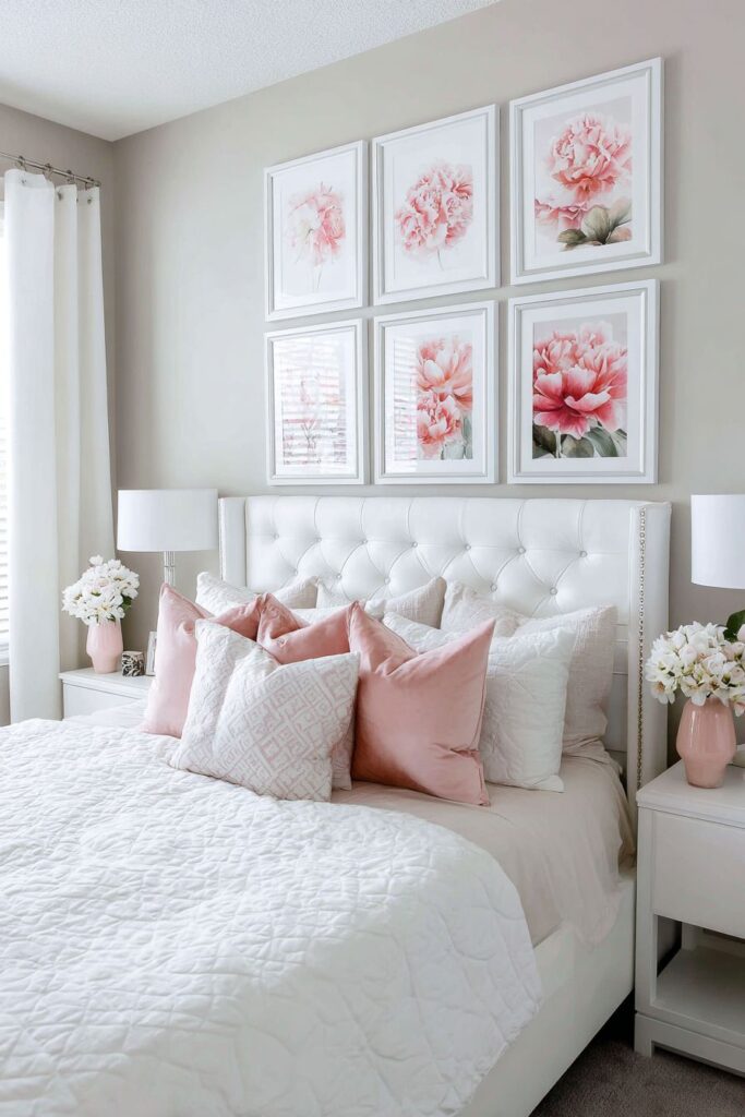 Gallery Wall Focus with Artistic Expression