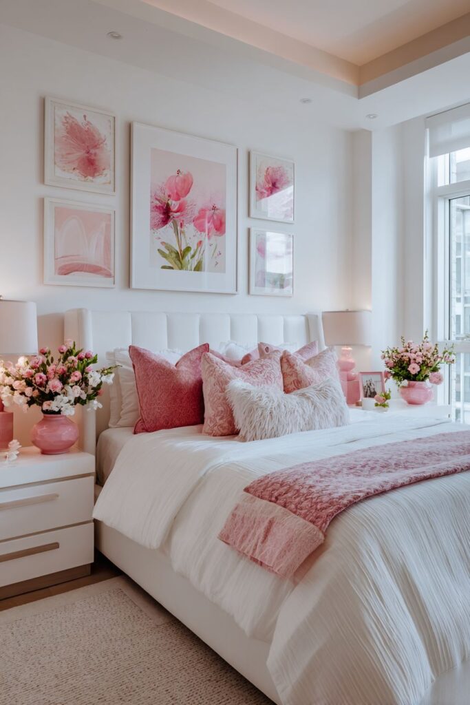 Gallery Wall Focus with Artistic Expression