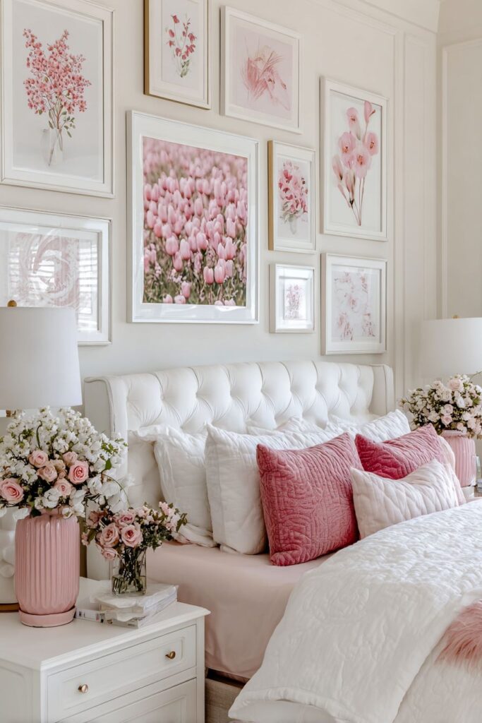 Gallery Wall Focus with Artistic Expression