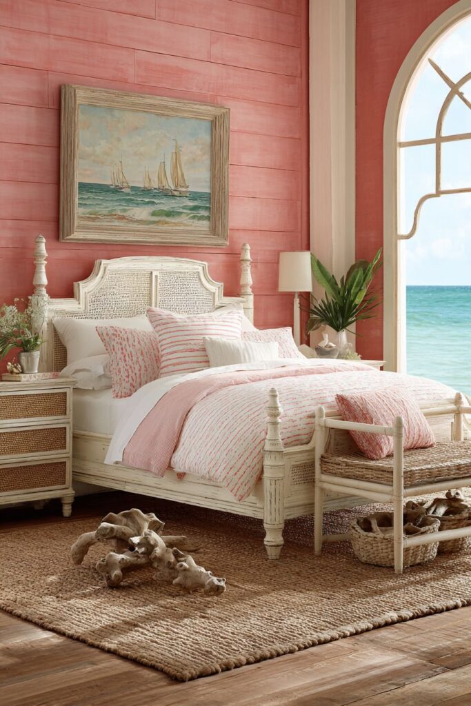 Coastal Pink Sunset Serenity