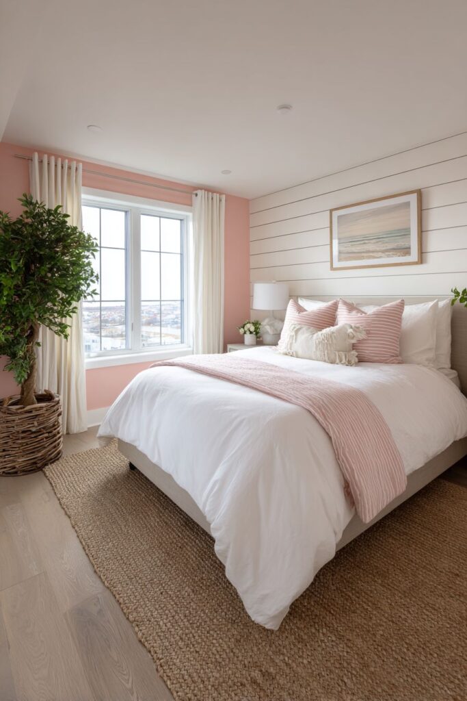 Coastal Pink Sunset Serenity