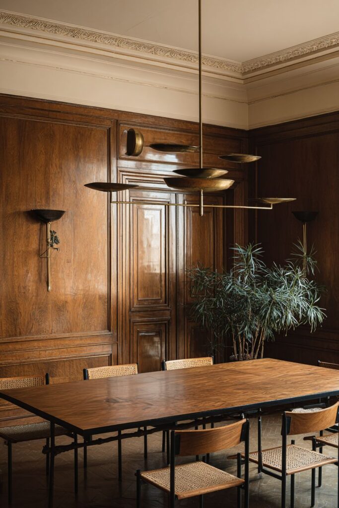 Sophisticated Simplicity with Rush Seat Texture