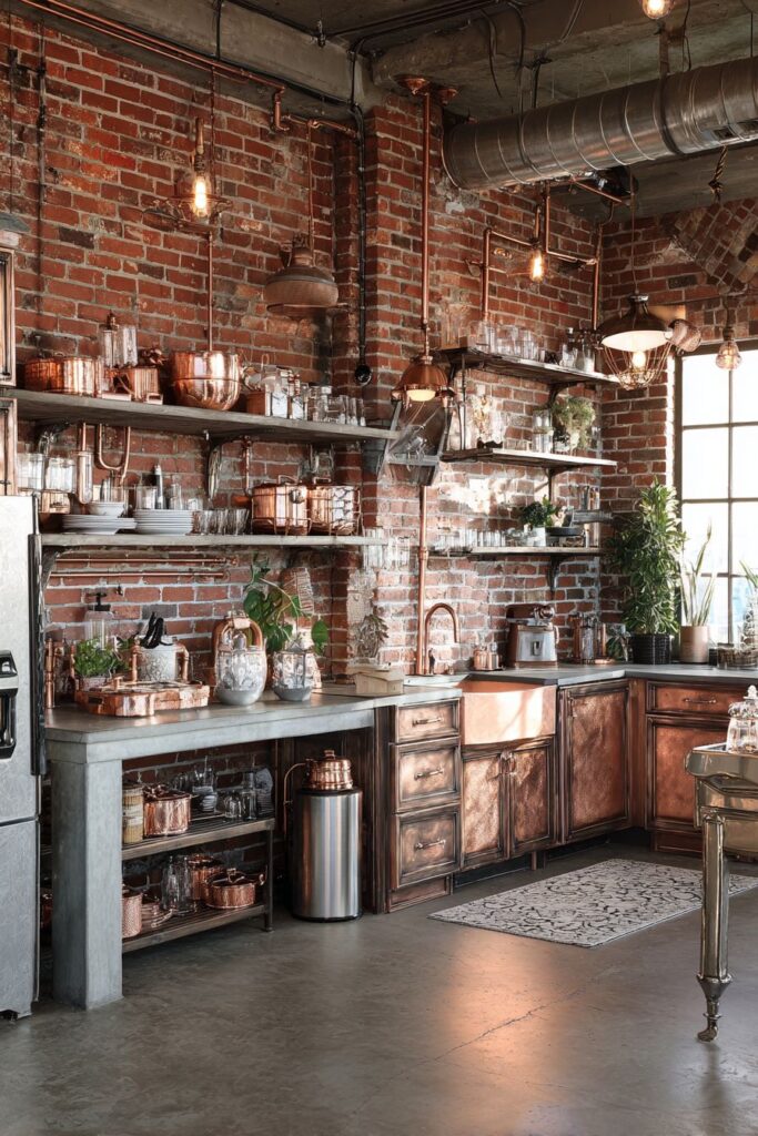 Industrial Rose Gold Sophistication